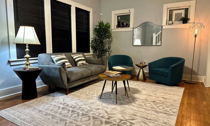 Detroit Casa | Mid Century Modern 3-bedroom 2-bath house with WiFi, AC, W backyard