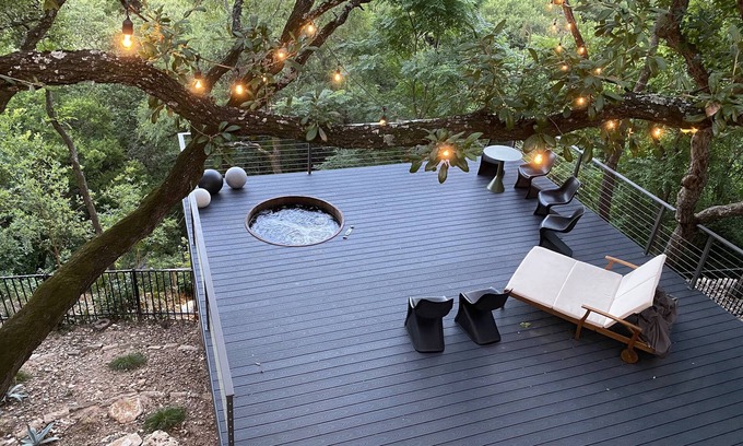Barton Hills Casa | Mid Century Cliffside Greenbelt Stunner