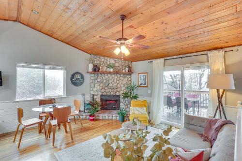 Crestline Casa | Mid-Century Mod Cottage, Steps to Lake Gregory!
