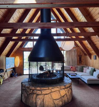 Running Springs Casa | Mid-century Modern A-frame 60s Time Capsule