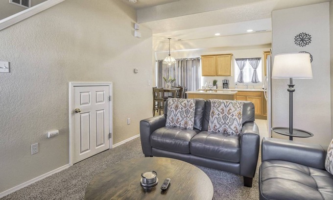 Cheyenne Meadows Casa | Midterm Rental Townhome, Garage Parking, Fort Carson, Beautiful Cheyenne Mountain Location