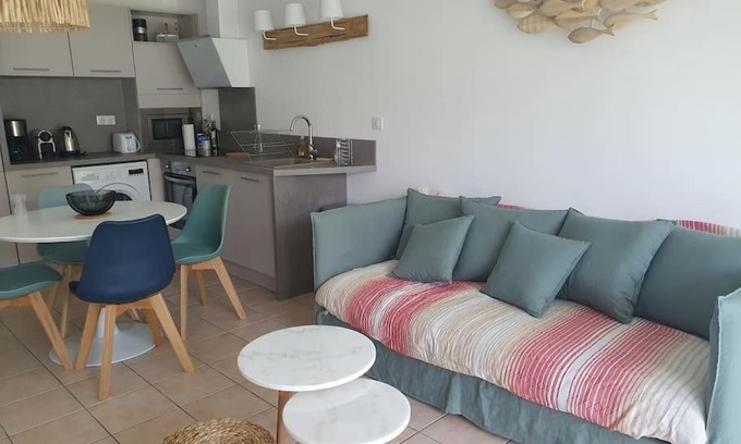 Biscarrosse Apartamento | Mignon appartement en résidence avec piscine