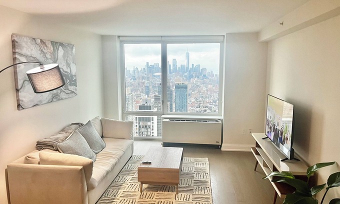 Koreatown Apartamento | Million dollar view 2-bedroom apartment in Manhattan New York with fitness room
