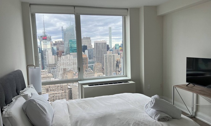 Midtown South Apartamento | Million dollar view apartment with fitness room, WiFi in brilliant New York