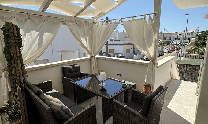 Torre Mozza Apartamento | Apartamento "Mimosa" a 100 metros de la playa