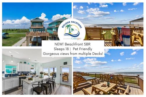Port Bolivar Casa | Mimosa Beach - Luxury Beachfront 5BR, Gorgeous views from multiple Decks