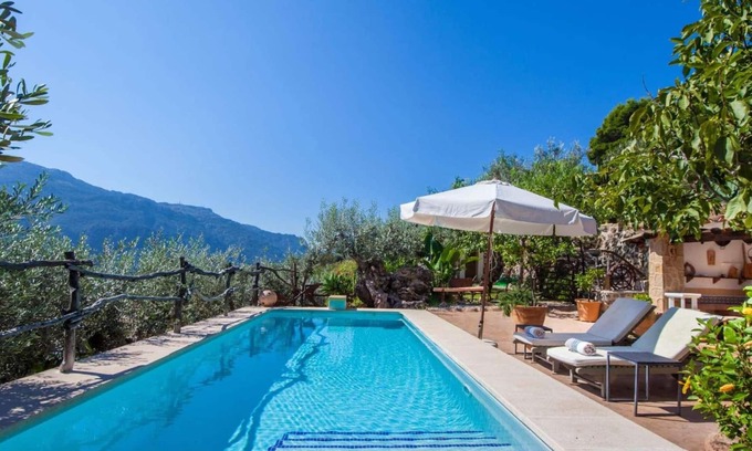 Fornalutx Villa | Minifinca in the mountains with salt water pool