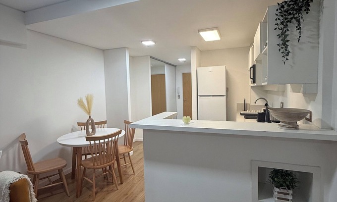Chacarita Condominio | Minimalist 1-bedroom condo in cool Palermo Buenos Aires with fitness room, WiFi