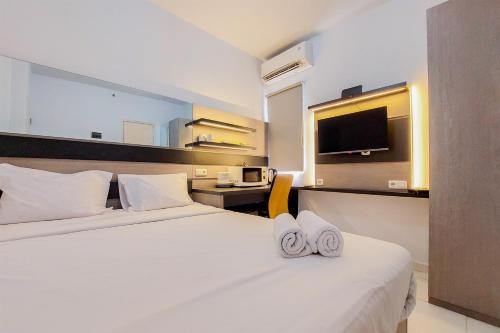 Tangerang Apartamento | Minimalist Studio Apartment (No Kitchen) at Aeropolis Residence By Travelio