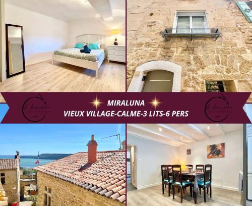 Miramas le Vieux Apartamento | Miraluna - Village médiéval, calme, insolite, 6 personnes