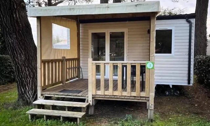Paimboeuf Casa | Mobil home Classic - 20m2 - 1 Schlafzimmer - überdachte Terrasse 9m2 2 Personen