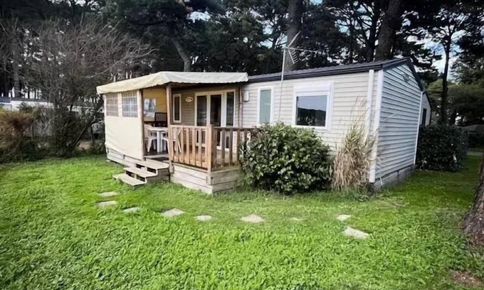 Paimboeuf Casa | Mobilheim Komfort plus - 33m2 - 3 Schlafzimmer - überdachte Terrasse 6 Personen