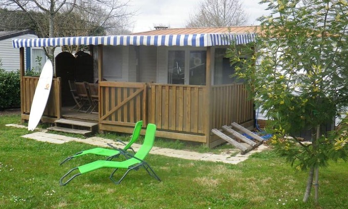 Saint-Julien-en-Born Chalet De Esquí | Mobil Home sur la côte landaise