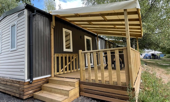 Granges-Aumontzey Casa | Mobil-home vue Étang