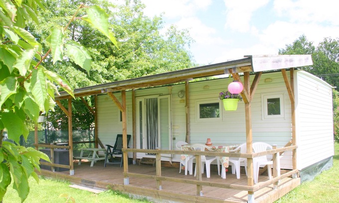 Saint-Jory-de-Chalais Casa | Casa móvil estática situada en nuestro Mini Camping en la Dordoña