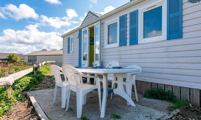 Coatascorn Casa | Mobil Home 'Entre Terre Et Mer' con terraza privada y jardín privado