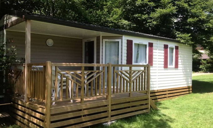 Saint-Paul-de-Vezelin Casa | Mobilhome 31 m2 / 3 Schlafzimmer - Terrace halb überdacht TV 6 Personen
