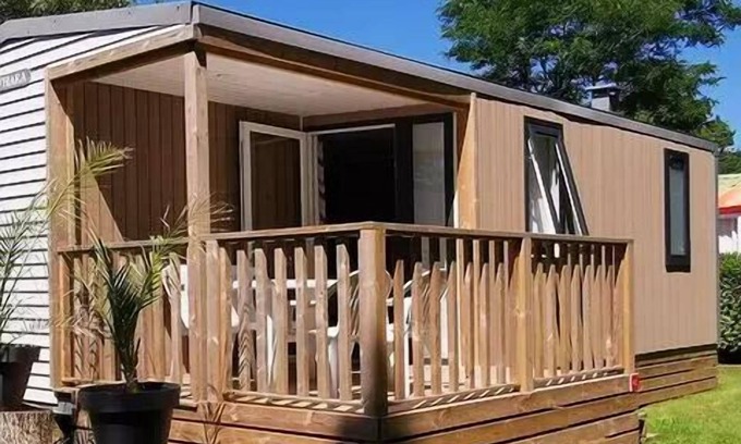 La Foret-Fouesnant Casa | Camping Du Manoir De Penn Ar Ster **** - Mobilhome para 4 personas