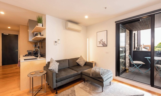 Brunswick East Apartamento | Modern 1BR Apt in Brunswick East, 15 mins from CBD