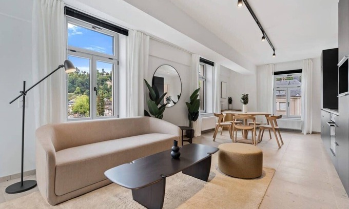 Gronn Apartamento | Modern 1BR in Grund: Kitchen, Washer/Dryer, Wi-Fi