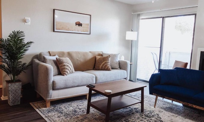 South Lamar Apartamento | Modern 1BR SOLA - Pool & Gym 5 min to DT + Dogs ok