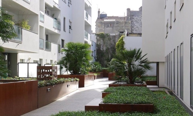 Meriadeck Apartamento | 60 m2 apartamento en el 3er piso de una residencia contemporánea