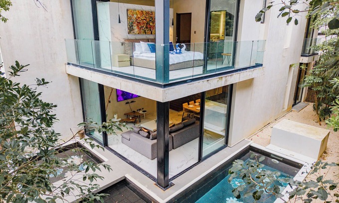 Ek Balam Village Condominio | Modern 2 Level Condo Private Pool, Aldea Zama, 3 min to Tulum Beach