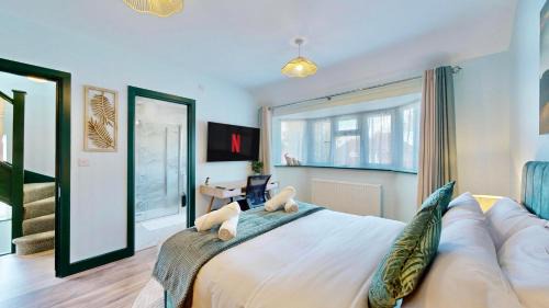 Tokyngton Apartamento | Modern 5 Bed Home by Wembley Stadium Sleeps 11 and Free Parking