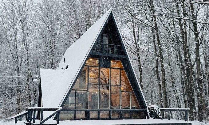 North Conway Cabina | Modern A-frame w Mountain Views - North Conway