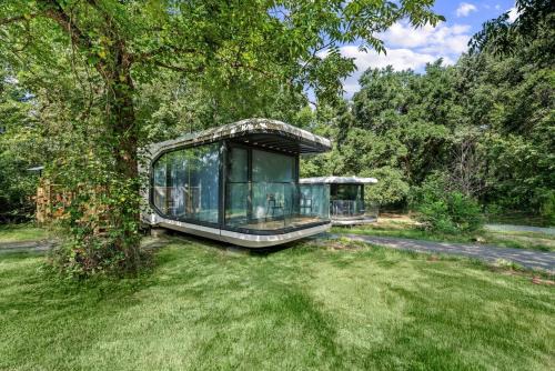 St. Stephen Casa | Modern Airstream Glamping with Pond Views in Rural South Carolina