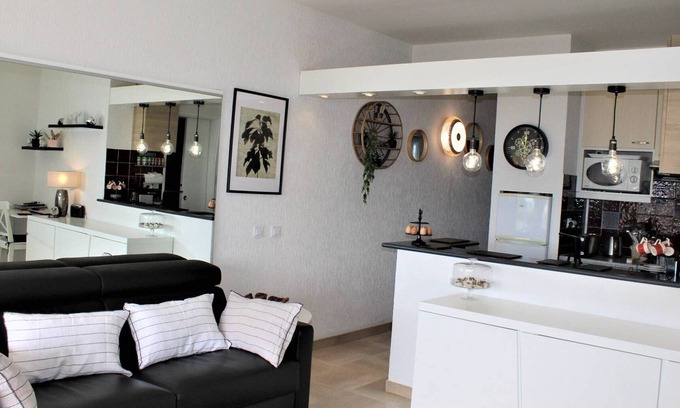 Villeneuve Loubet Beach Apartamento | Apartamento Contemporáneo, 4 Plazas, Aire Acondicionado y Aparcamiento