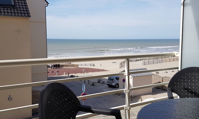 Fort-Mahon-Plage Apartamento | Moderno apartamento a 2 min de la playa, vista al mar, se admiten mascotas