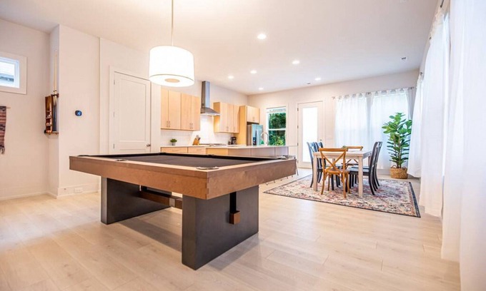Sugar Creek Casa | Modern Bohemian Home With Pool Table!