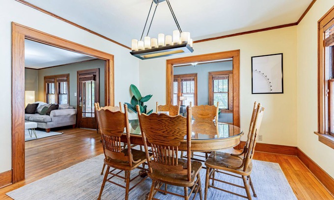 Champaign Casa | Modern Bungalow: spacious 3BR home near downtown Champaign & campus