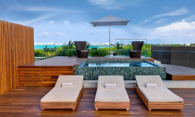 Downtown Cancun Hotel | Modern Cancun Escape | Private Beach Access, Outdoor Pool Onsite!