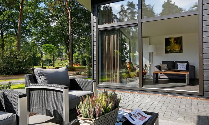 Markelo Chalet De Esquí | Chalet moderno con TV inteligente cerca del bosque