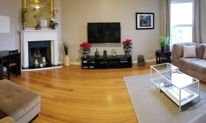 Outer Richmond Condominio | Moderno, elegante, 3br / 2ba plana, agradable patio al aire libre, desayuno ligero incluido.