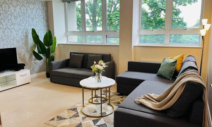 Stevenage Apartamento | Modern Comfort 2bed flat sleep 8 ppl Town Centre