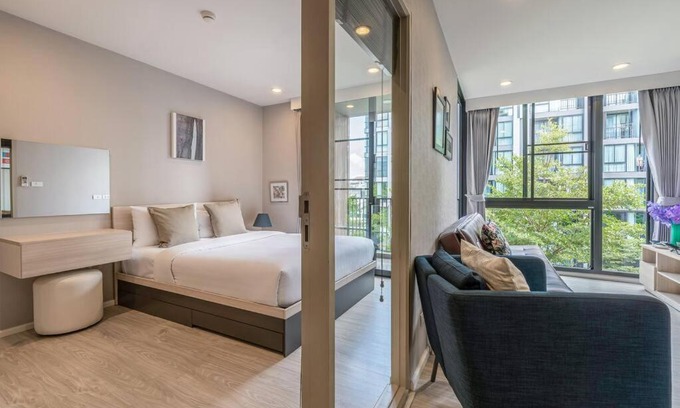 Huay Kaew Apartamento | Modern Condo in Nimman (F407) by Pimolplace