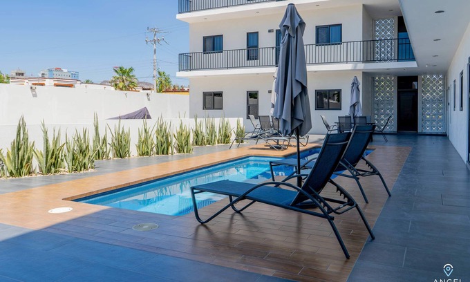 La Paz Condominio | Modern Condo, Pools, Private BBQ, Malecon 4 Blocks