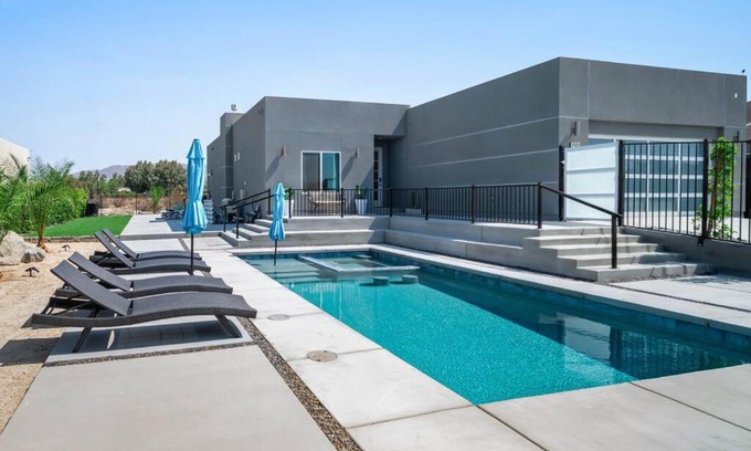 B-Bar-H Ranch Casa | Modern Desert Oasis – Pool, Spa and Mountain Views