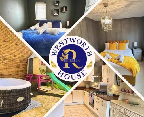 Peterborough Casa | Modern Escape with Hot Tub 4 Car Parking