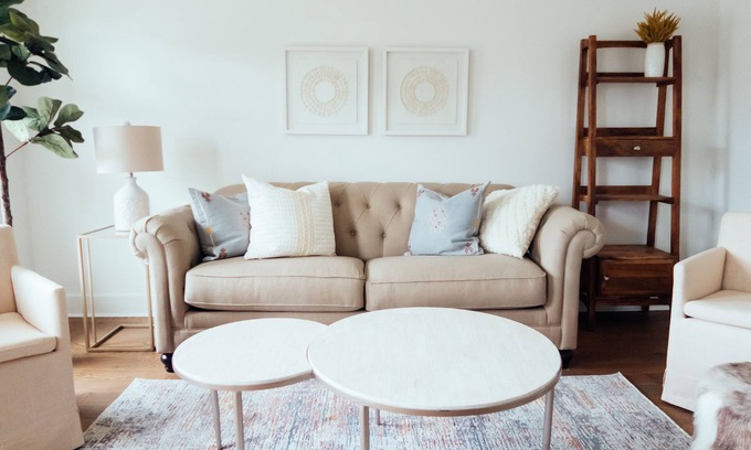 Cookeville Casa | Modern Farmhouse with Golf Course Views