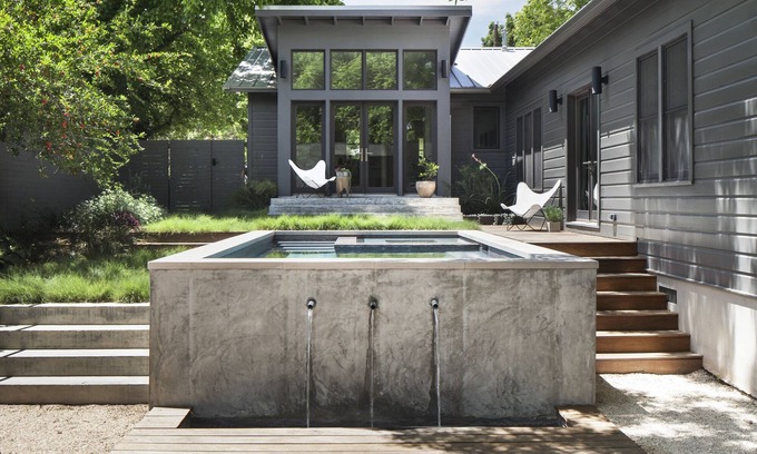 Zilker Casa | Modern Gem featured by Dwell. Pool + HotTub.