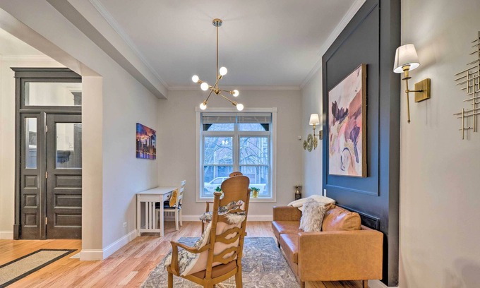 Grand Boulevard Casa | Modern Historic Greystone ~ 5 Mi to Downtown!