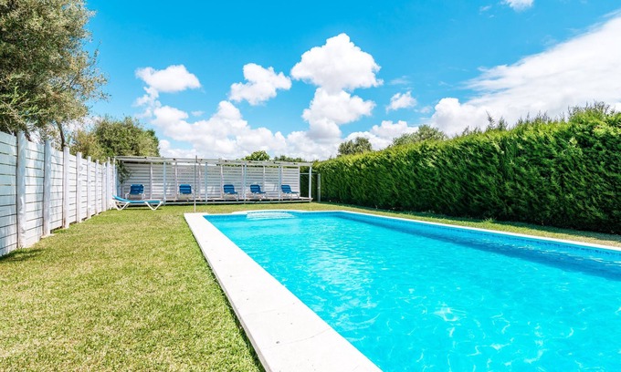 El Palmar Casa | Moderna casa de vacaciones "El Madroño" con piscina