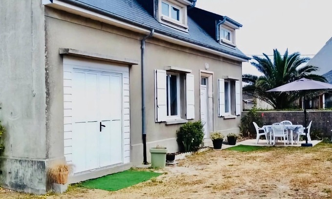 Saint-Marcouf Casa | Casa de vacaciones cerca del mar en Normandía