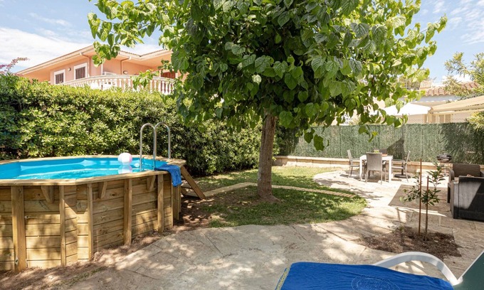 Muro Casa | Moderna casa de vacaciones "Casa Enriqueta" con vistas al mar, jardín, terrazas y piscina