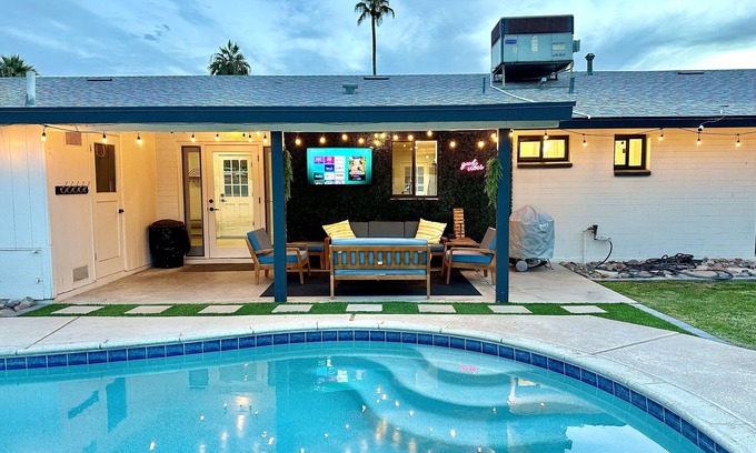 Tempe Gardens Casa | Modern Home w/ Pool Near ASU & Scottsdale | Family Friendly
