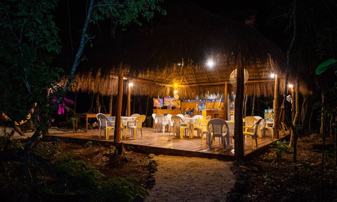 Akumal Cabina | Modern house in a jungle with private outside jacuzzi